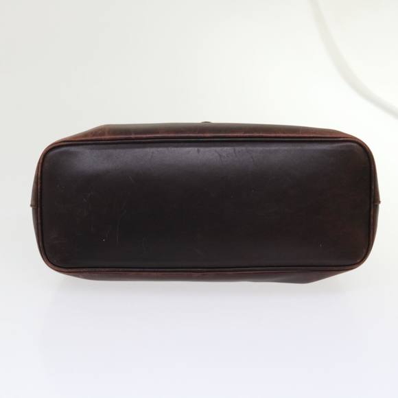 GUCCI Hand Bag Leather Brown Auth bs6691 - Picture 6 of 16